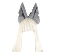 WQHPLMD Wolf Ear Headband Tail Girls Accessories Ears Fursuit Masquerade Halloween Party