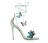 WQHPLMD Women Pumps Stiletto Round Open Toe Strappy Sandals Party Dress Shoes