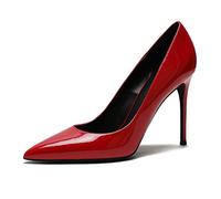 WQHPLMD Women's Classic High Heel Dress Pointed Toe Pumps Shoes 10cm Slip-on High Stiletto Heels Closed Toe Pumps Shoes Dress Party Shoes Origin China