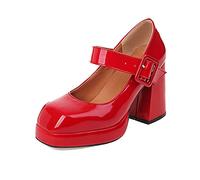 WQHPLMD Women's High Heel Sandal High Heel Pump Sandals Party Sandal Pumps for Women, Round Toe Shoes Heels Ladies Casual Shoes Origin China