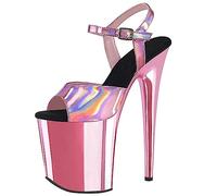 WQHPLMD Women's Open Toe High Platform Dress Sandals Stiletto Heel Ankle Strap Summer Heeled Party Pumps Dress Shoes Origin China