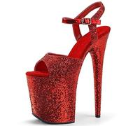 WQHPLMD Women's Platform Stiletto Heel Open Toe Pumps Soft Padded Insole for Women Dressy Pumps Sandals Ankle Strap