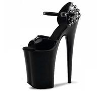 WQHPLMD Women's Platform Stilettos High Heel Sandals Ankle Strap Open Toe Heeled Shoes for Wedding Party Evening Origin China