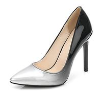 WQHPLMD Women's Pumps Pointy Patent Leather Slip On Stiletto Shoes Closed Toe Shallow Mouth High Heel Gradient Color Shoe Suitable for Casual Banquet Etiquette Bridesmaid Weddings