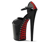 WQHPLMD Women's Sandals Stilettos Heel Opened Toe Ankle Strap Summer Dress Pumps Club Shoes Origin China