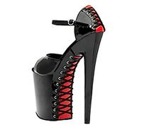 WQHPLMD Women's Sandals Stilettos Heel Opened Toe Ankle Strap Summer Dress Pumps Club Shoes Origin China