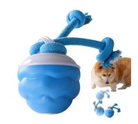 wqibq Pelota para perros que se mueve por sí misma, pelota interactiva para perros, juguete automático, bolas chirriantes recargables por USB, juguete interactivo inteligente para