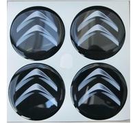 WQIUTT 4 Piezas Coche Tapas Centrales para Citröen 50 mm Tapabujes Rueda Tapa Centro Llantas Buje Herrumbre Tapacubos Cubo Tapon Central