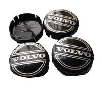 WQIUTT 4 Piezas Coche Tapas Centrales para Volvo 55 mm Tapabujes Rueda Tapa Centro Llantas Buje Herrumbre Tapacubos Cubo Tapon Central