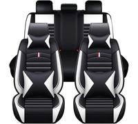 WQIUTT 9 Piezas Cuero Coche Juegos Cubreasientos para Hyundai Tucson 2000-2025,5 Plazas Fundas Asiento Impermeables Transpirabilidad Interior Accesorios,White-Luxurious_Set