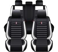 WQIUTT 9 Piezas Cuero Coche Juegos Cubreasientos para Hyundai Tucson 2000-2025,5 Plazas Fundas Asiento Impermeables Transpirabilidad Interior Accesorios,White-Standard_Set