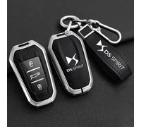 WQIUTT Coche Carcasas para Llaves para DS DS7 DS5 DS6 DS9 New Energy DS3 4S 5LS,Carcasa Llave Funda Mando Cover Llaveros Protección Resistente Polvo Anti Manchas Accesorios,F