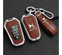 WQIUTT Coche Carcasas para Llaves para DS DS7 DS5 DS6 DS9 New Energy DS3 4S 5LS,Carcasa Llave Funda Mando Cover Llaveros Protección Resistente Polvo Anti Manchas Accesorios,H