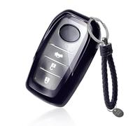 WQIUTT Coche Carcasas para Llaves para Toyota C-HR 2024/Yaris Yaris Cross 2020-2024,Carcasa Llave Funda Mando Cover Llaveros Protección Resistente Polvo Anti Manchas Accesorios,C