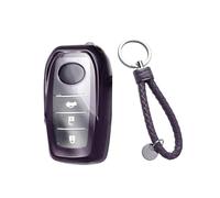 WQIUTT Coche Carcasas para Llaves para Toyota Yaris Cross SUV 2020-2024 / C-HR 2024 2025 Funda Mando Botones Suave Cover Llaveros Protección Llavero Protectora de Repuesto Rigida,C