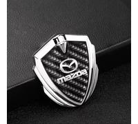 WQIUTT Coche Emblemas para Mazda 2 3 5 6 Cx7 Cx5 Cx9 Cx-5 Cx3 MX-5 CX30,Etiqueta Badge Adhesivo para Capó Delantero Carrocería Pegatinas Emblema Maletero Trasero Emblema,C