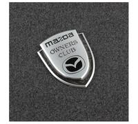 WQIUTT Coche Emblemas para Mazda 6 3 2 Angkesaila CX3 CX4 CX5 CX7 CX9 CX30,Etiqueta Badge Adhesivo para Capó Delantero Carrocería Pegatinas Emblema Maletero Trasero Emblema,A