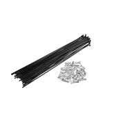 WQJZTX 36 radios de acero para bicicleta de 14 G, 119 mm, 125 mm, 136 mm, 138 mm, 141 mm, 144 mm, 153 mm, 158 mm, 169 m, radios de ciclo con pezones (190 mm-36 piezas)