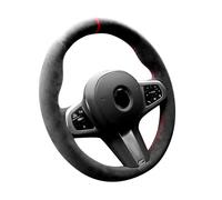 WQKRBMGU Funda de volante Alcantara cosida a mano para BMW G20 G21 F40 F44 G22 G26 G30 G31 G32 G11-16 G01 G02 G05 G06 G07 G29