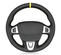 WQKRBMGU Funda para volante de coche de piel sintética negra para Renault Megane 3 (Coupe GT) RS 2010-2016