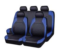 WQLTTFC 9 Piezas Funda Coche Asiento para Opel Frontera 2024 2025 2026, Cuero Juegos de Cubreasientos Impermeable Protector Funda Asiento Accesorios Interior,Blue