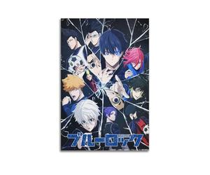 WQMP Gekijô-ban Blue Lock Episodio Nagi 2024 Anime 2 - Póster de lienzo para decoración de pared, pinturas para sala de estar, dormitorio, decoración de 30 x 45 cm