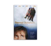 WQMP Póster de lienzo con texto en inglés "Eternal Sunshine of the Spotless Mind" (30 x 45 cm)