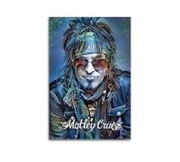 WQMP Póster en lienzo de Motley Crue 8, decoración de dormitorio, paisaje, oficina, habitación, regalo, 20 x 30 cm