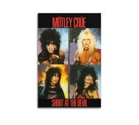 WQMP Póster en lienzo de Motley Crue para decoración de pared, pinturas para sala de estar, dormitorio, 20 x 30 cm