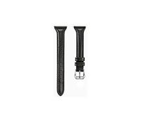 WQOTHHZR CAREG 20 mm 22 mm Slim Genuine Band Correa de cuero for Samsung Galaxy Watch Active 2 Compatible con Watch3 41mm / Gear Sport Wamkand Accesorios Durable(1 black,Samsung Active 2)