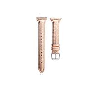 WQOTHHZR CAREG 20 mm 22 mm Slim Genuine Band Correa de cuero for Samsung Galaxy Watch Active 2 Compatible con Watch3 41mm / Gear Sport Wamkand Accesorios Durable(6 Rose gold,20mm)