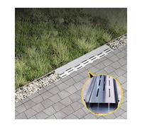 WQPMNYG Canal de Drenaje de Acero Inoxidable para jardín, Entrada de vehículos, baño, Patio, Ducha: Duradero, Resistente a la corrosión, fácil instalación, gestión eficaz del Agua.