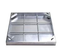 WQPMNYG Cubierta Invisible de Acero Inoxidable para Exteriores - Cubierta para Placas para Patios, Jardines y aceras - Protección para Elementos de la vía pública (37,4 x 39,4 Pulgadas)