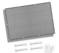 WQPMNYG Esta Vela de Sombra para Exteriores de 3,4 x 8 m, Rectangular, Color Crema, con protección contra el Viento en ángulo Recto, es Ideal para Patios Traseros, Jardines y Patios, y Cuenta con pr