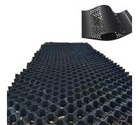 WQPMNYG Rejilla de estabilización de Grava de Polietileno de Alta Densidad - 5,1 cm de Espesor, Capacidad de Carga de 855 kg/m² para entradas de vehículos, Caminos y taludes - Solución Duradera para