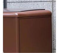 WQQYU6HKF Cubo de Basura para Exteriores Grande Contenedor de Basura metálico accionado con el pie for áreas públicas al Aire Libre, Bote de Basura de Gran Capacidad Clasificación Patio Papelera