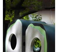 WQQYU6HKF Cubo de Basura para Exteriores Grande Papelera Creativa de imitación de Piedra for Exteriores, de Acero galvanizado Clasificación Patio Papelera