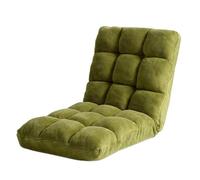 WQQYU6HKF Sofa Floor Seat Single Lazy Sofa for Bay Window Backrest Chair Reclining Lounge Sofá Pequeño(Green)