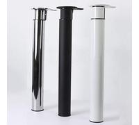 WQSQ Patas De Mesa Plegable, Patas para Muebles Telescópicas, Regulables En Altura De 70-120 Cm Patas De Mesa De Comedor De Soporte (Negro, Blanco, Plateado)