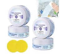 WQTHU Crema limpiadora y acondicionadora Multiusos para Paredes,Potente Crema limpiadora para Paredes,Pasta limpiadora para Superficies duras,Kit Limpiador Multiusos para Paredes y techos (2PCS)