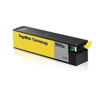 WQVXGKTI Cartucho de Tinta Compatible con 990X 990XL para PageWide Pro MFP 772dn 777z 774dn 755dn Norteamérica(Y 1PCS)