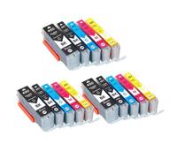 WQVXGKTI PGI-450 PGI450 CLI451 Cartucho de Tinta Compatible para Suministros de Impresora MG5440 MG5540 MG5640 MG6440 Ip7240 MX924 IX6540 IX6840 Impresora para número de Pieza PGI-450(3 Set)