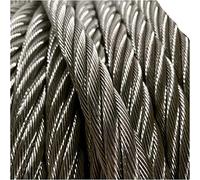 WQZStar Imagen de Alambre Alambre Hecho de, Cable Resistente para Interiores y Exteriores, Cuerda de Alambre para Bricolaje, barandilla de Porche, jardín, hogar, 45 m/147,6 pies (85 m/278,9 pies)