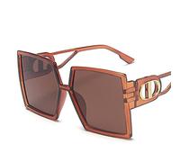 WQZYY&ASDCD Gafas de Sol Gafas De Sol para Mujer Gafas De Sol Cuadradas Trend Cool Classic Retro Gafas De Sol Sombras para Mujer Gradient-Tea