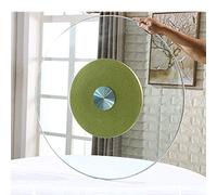 WQZzjm Bandeja giratoria Resistente de 80 cm (30 Pulgadas), Mesa de Comedor Lisa, Bandeja Redonda giratoria, fácil de Compartir (Color: Beige, tamaño: 60 cm/24 Pulgadas) (Dorado: 80 cm/31 Pulgadas)