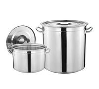 WQZzjm Olla Grande de Acero Inoxidable para freír Pavo al Aire Libre, 27/45/63 Cuartos de galón, vaporera con Cesta y Tapa para cocinar cangrejos, mariscos, 50/45/70 l/63 Cuartos de galón.
