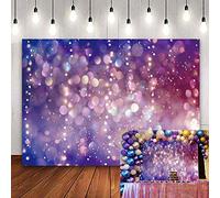 WR Telón de Fondo de Lunares de luz Morada, Puntos de Purpurina de ensueño, Fondo de fotografía para niña, Fiesta de cumpleaños, Baby Shower, decoración de Video, Accesorios de Estudio fotográfico, 7
