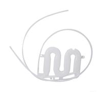 WR17X11440 - Conjunto de tanque de agua para refrigerador GE para hotpoint, pieza de repuesto ABS de larga duración AP3205548 AH783769 - Unidad de depósito blanca