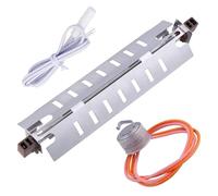 WR51X10055 WR55X10025 WR50X10068 Conjunto de sensor de temperatura del termostato del calentador de descongelación del refrigerador, compatible con Electric/GE/Hotpoint.