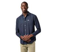 Wrangler 1 Pkt Shirt Camiseta, Azul Marino, L Hombres
